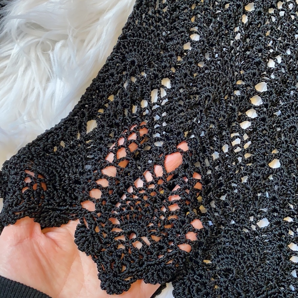 🫧[ The Limited ] Handknit Beaded Blouse - Picture 4 of 9